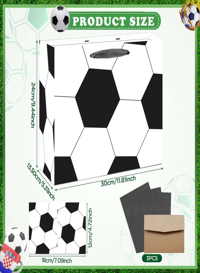GOLDCROW Large Soccer Gift Wrap Bag with Greeting Card - Reusable Club Gift Wrapping Bag for Men, Kids, Birthdays, Sports Parties & Special Occasions - Image 4